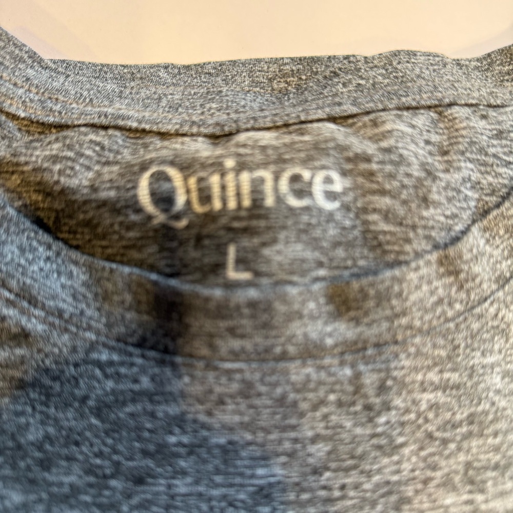 Quince Black and Gray Underwear Apparel boxer brief and t shirt FLAW
